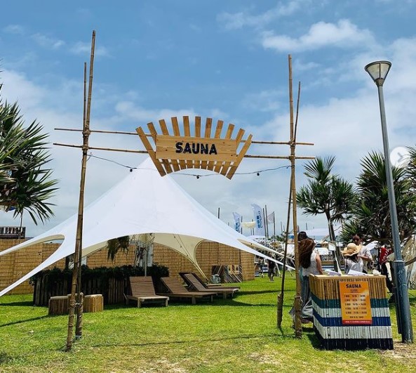 CORONA SUNSETS FESTIVAL 真夏のサウナの入り方『逆サウナ』